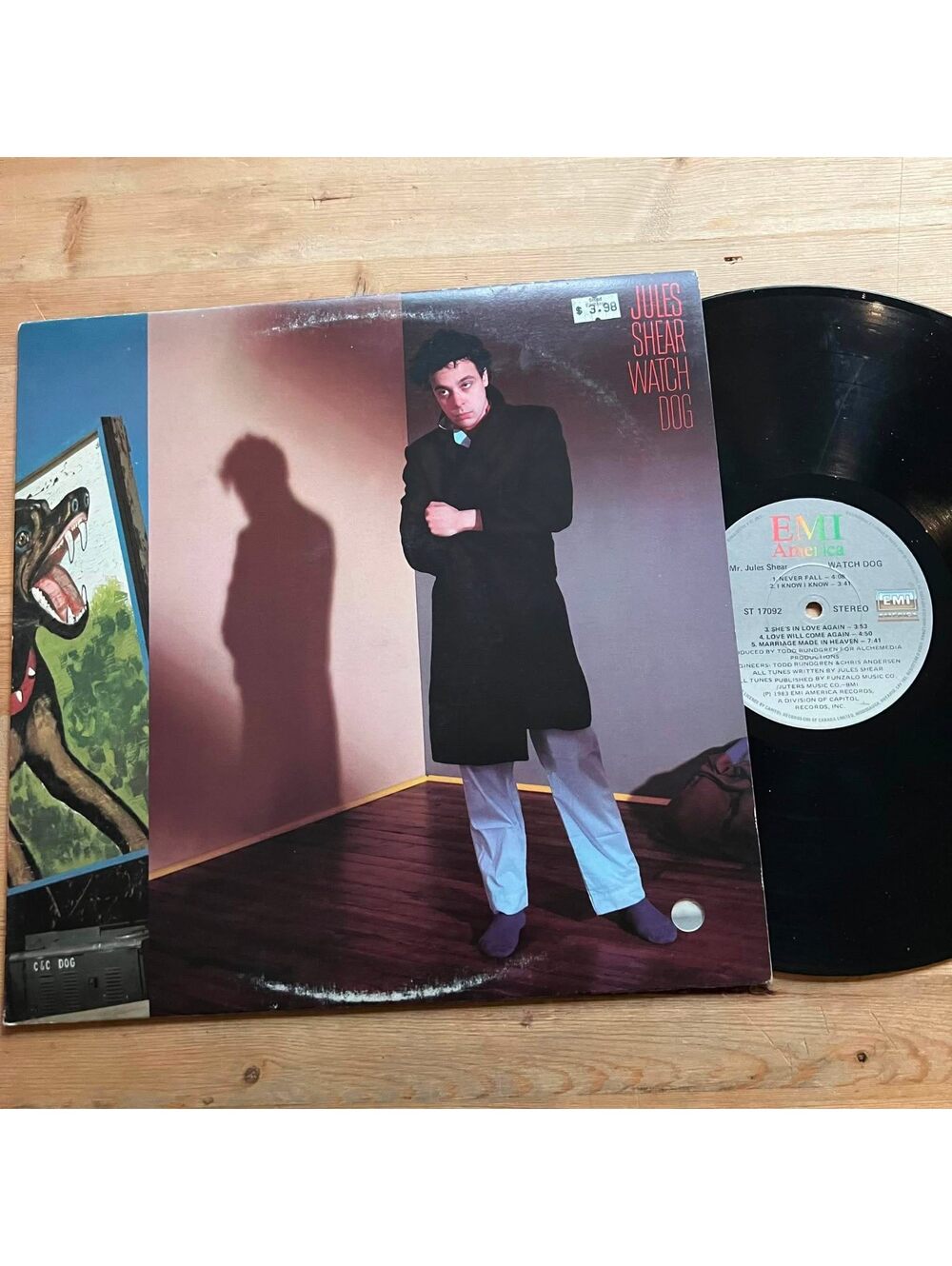 Jules Shear - Watch Dog 33rpm VG+ VR23